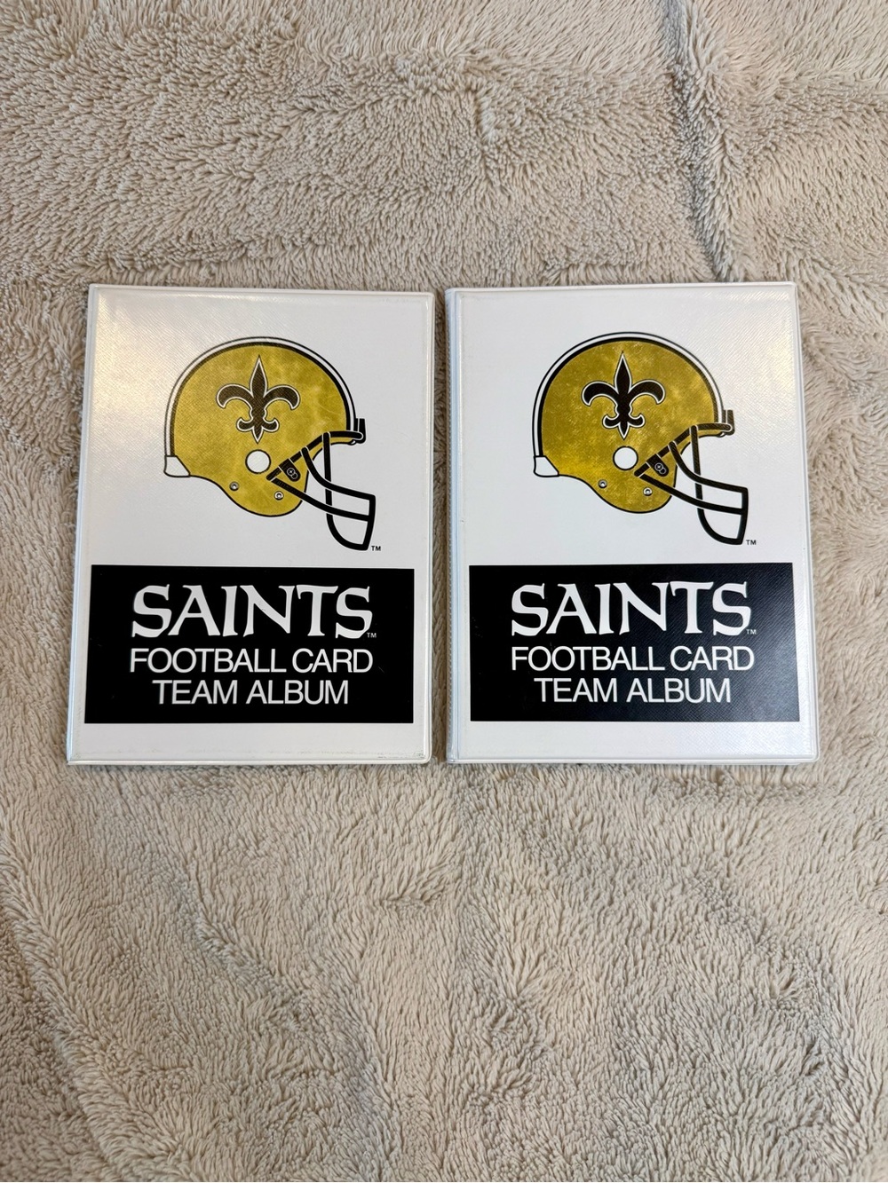 Vintage 90s Saints Card Team Album
